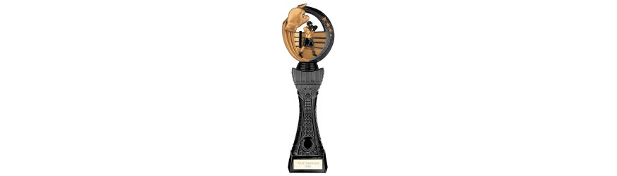 RENEGADE II BOXING TOWER RESIN TROPHY - 4 SIZES - 25CM - 33.5CM RENEGADE II BOXING TOWER RESIN TROPHY - 4 SIZES - 25CM - 33.5CM